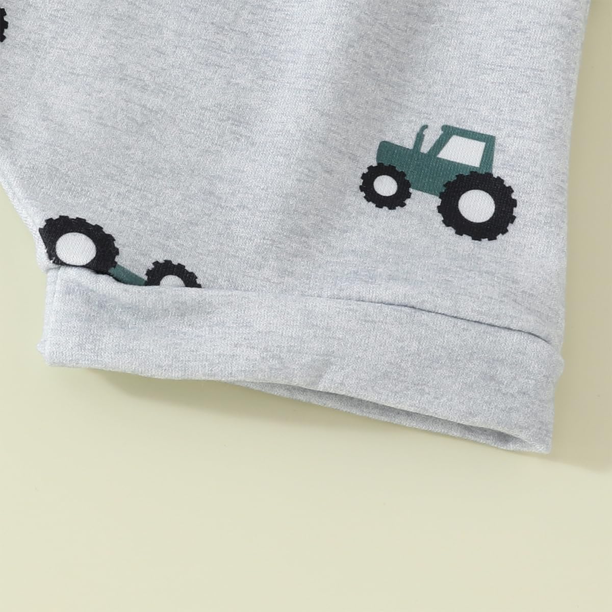 Bébé Garçon d'été Vêtements Motif Camions Lettres Brodées Manches Courtes T-shirt Haut et Short à Taille élastique 2 Pièces Ensemble