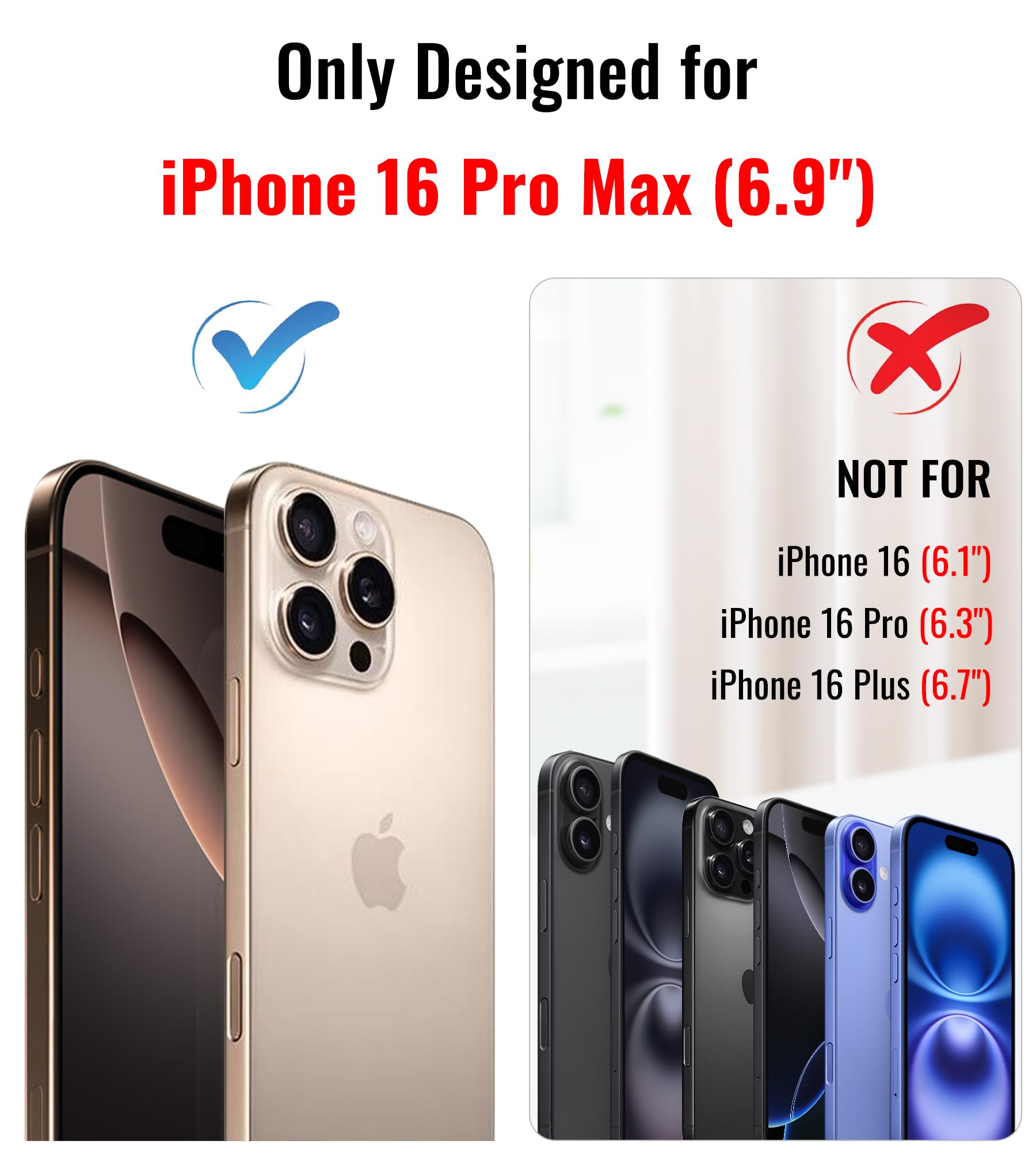 Funda Compatible con iPhone 16 Pro MAX, Fundas de Silicona líquida para iPhone 16 Pro MAX, Compatible con MagSafe, Funda de Soporte de Anillo magnético, protección Completa de la cámara,