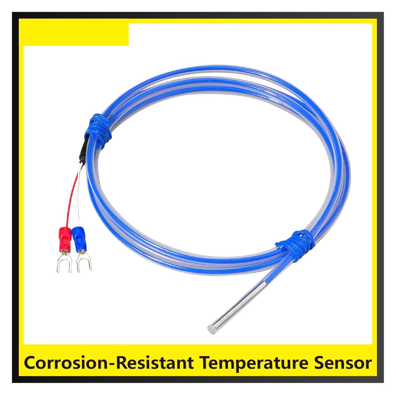 Wzpt-035f Ultralow Temperature Sensor K Type Thermocouple Pt100 Probe Acid Proof Resistant for Plating Use