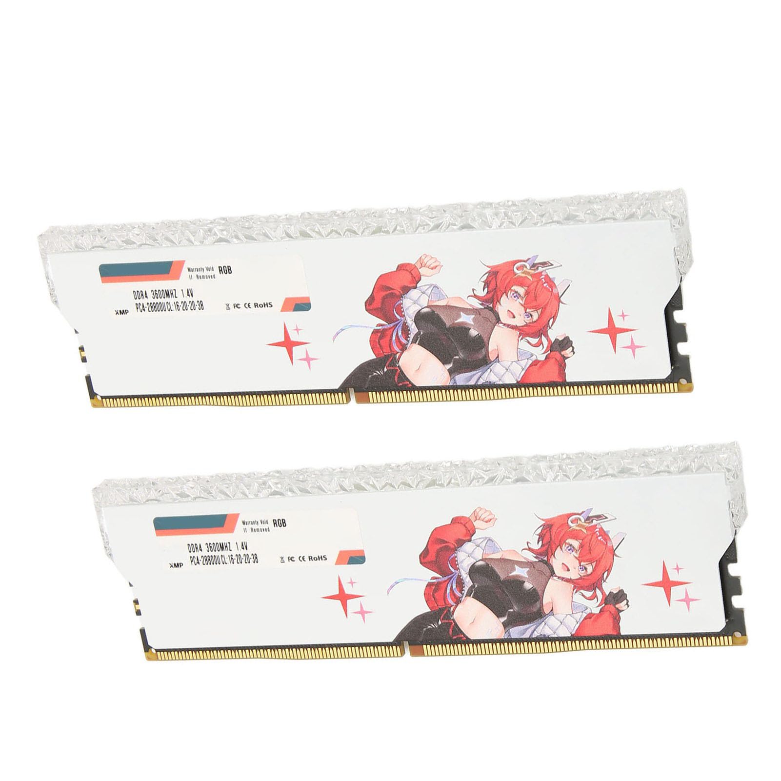 VBESTLIFE Wysokowydajny moduł Pamięci DDR4 RAM 3600 MHz do Gier PC do Komputera Stacjonarnego 2x 16 GB (32 GB (2x16))