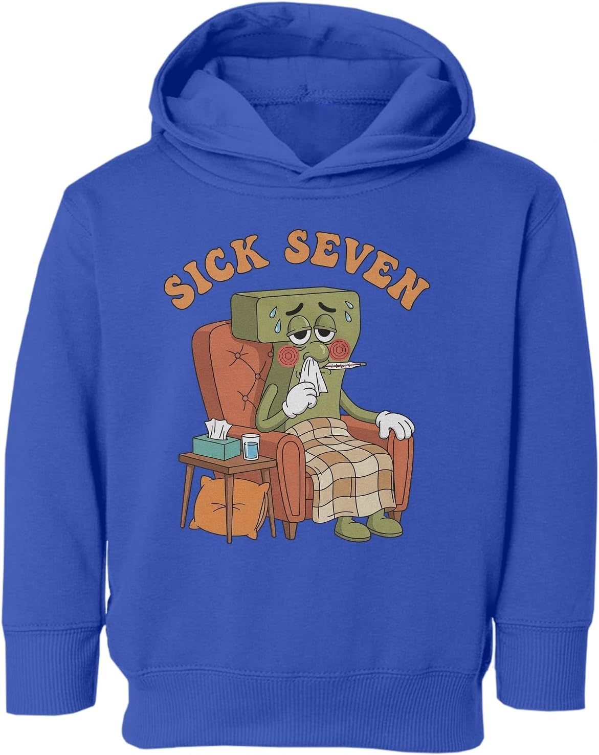 Sick Seven 6 7 Meme – Funny Gen Alpha Viral Graphic Toddler Hooded Sweatshirt