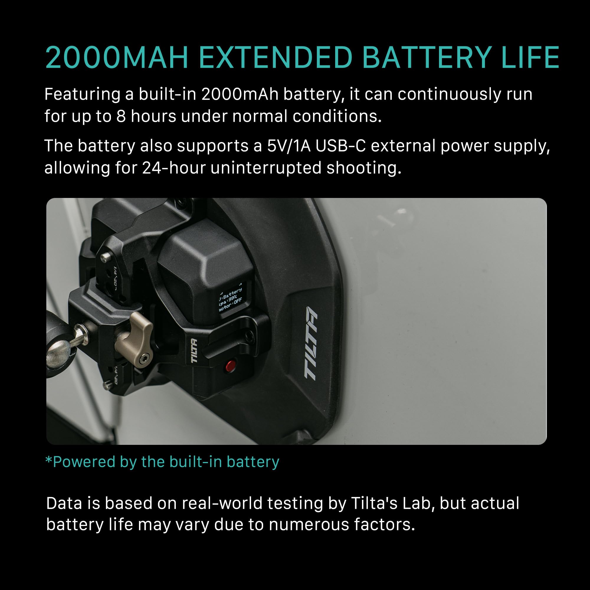 TILTA 4.5 inches Electronic Suction Cup Only - Image 4