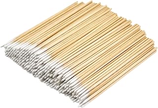 THR3E STROKES 100PCS Pointed Cotton Swabs in Storage Box - 4 inch Precision Microblading Cotton Tip Applicators - Small Co... Price In India