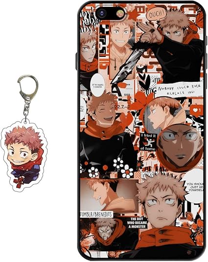 Amazon Co Jp 呪術廻戦 Iphone6s Plus ケース Iphone6 Plus 6s Plus 虎杖悠仁 スマホケース アニメ 保護カバー シリコン ソフトケース 軽量 薄型 スマホ アイフォン6 Plus 6s Plus ケース 呪術廻戦キーホルダー付き 家電 カメラ