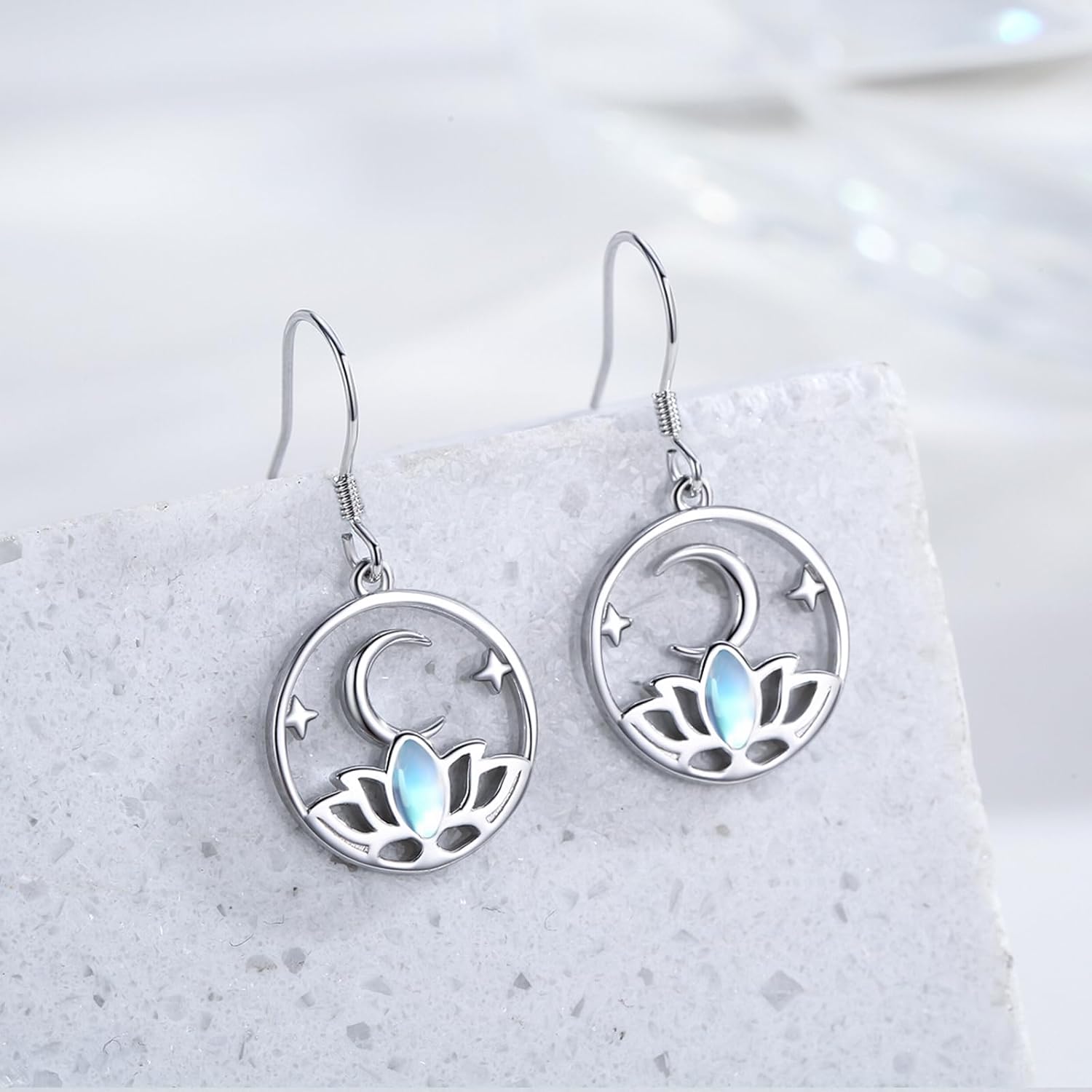 Animal Earrings for Women 925 Sterling Silver Penguin/Black Cat/Dog/Schnauzer/Otter/Koala/Pig/Elephant/Penguin/Axolotl/Mushroom Dangle Drop and Hoop Earrings Hypoallergenic Jewelry Gifts