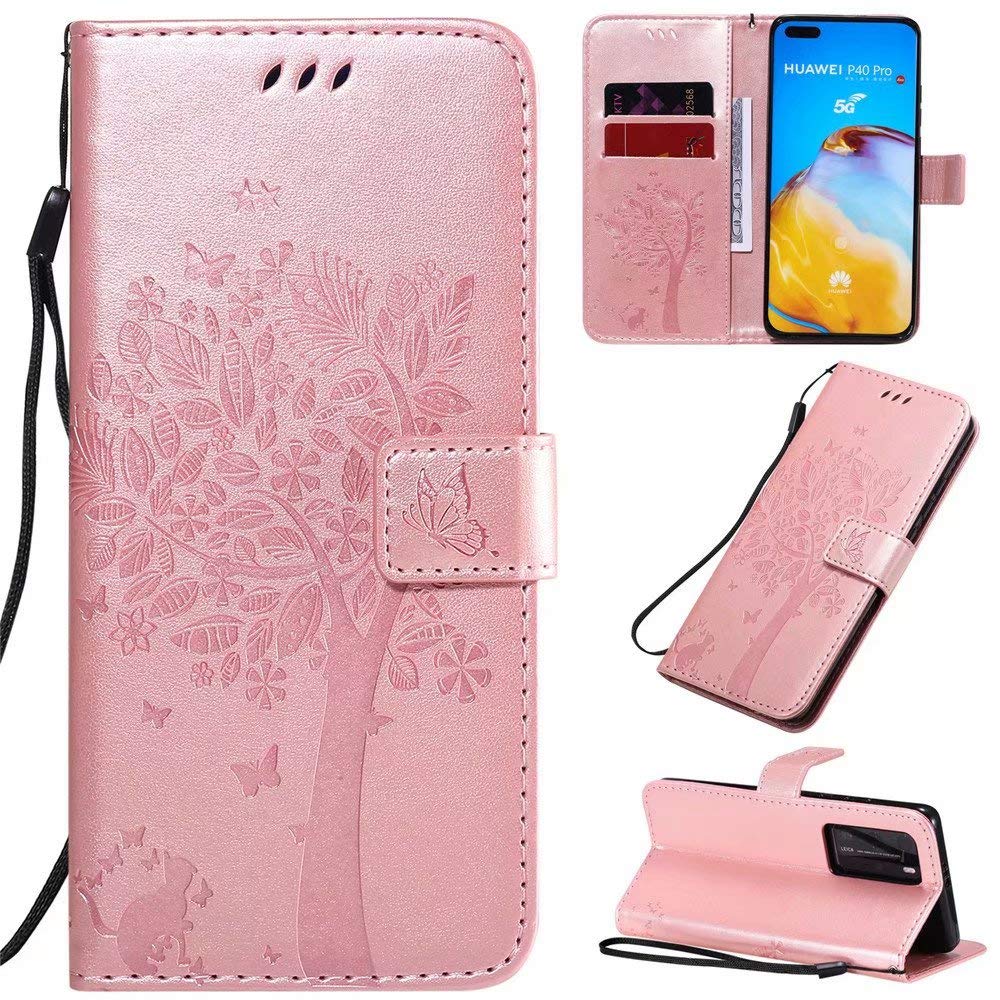 (改)HUAWAI P40 うずさすさん Amazon.co.jp: FlipBird Huawei P40 Pro ケース, エンボスPUレザー