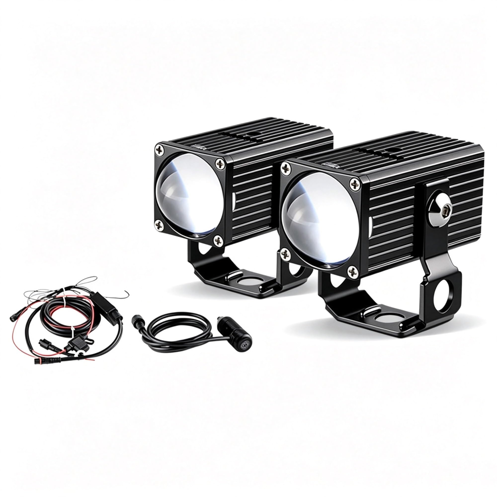 Phare Antibrouillard Phare LED Universel X6C 18000Lm Phare Moto LED