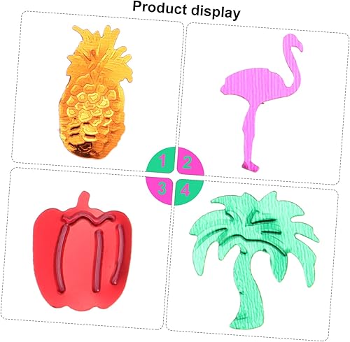 Miniatura 3 de STOBAZA Decoración de mesa de comedor, 10 paquetes de adornos de fotos de confeti hawaiano, mariposas decorativas para fiesta, decoración mexicana,