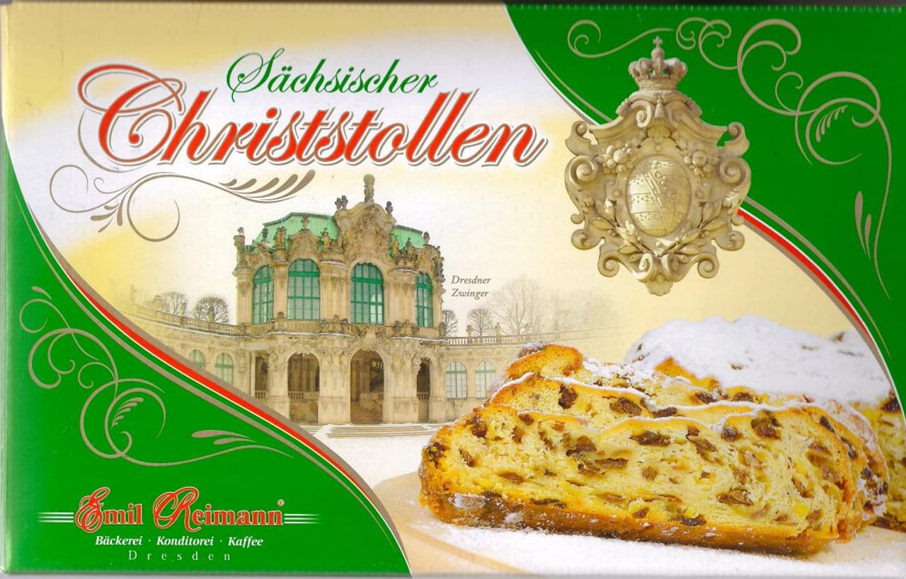 Emil Reimann Dresdner Christmas Stollen German Chris Saxon Imported from Germany, 35.2 Ounces