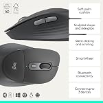 Logitech Signature Comfort Plus Combo MK880 Wireless Keyboard and Mouse Combo, Full-Size Comfort Keyboard with Palm Rest, Silent Clicks, Bluetooth, for Windows and macOS - Graphite