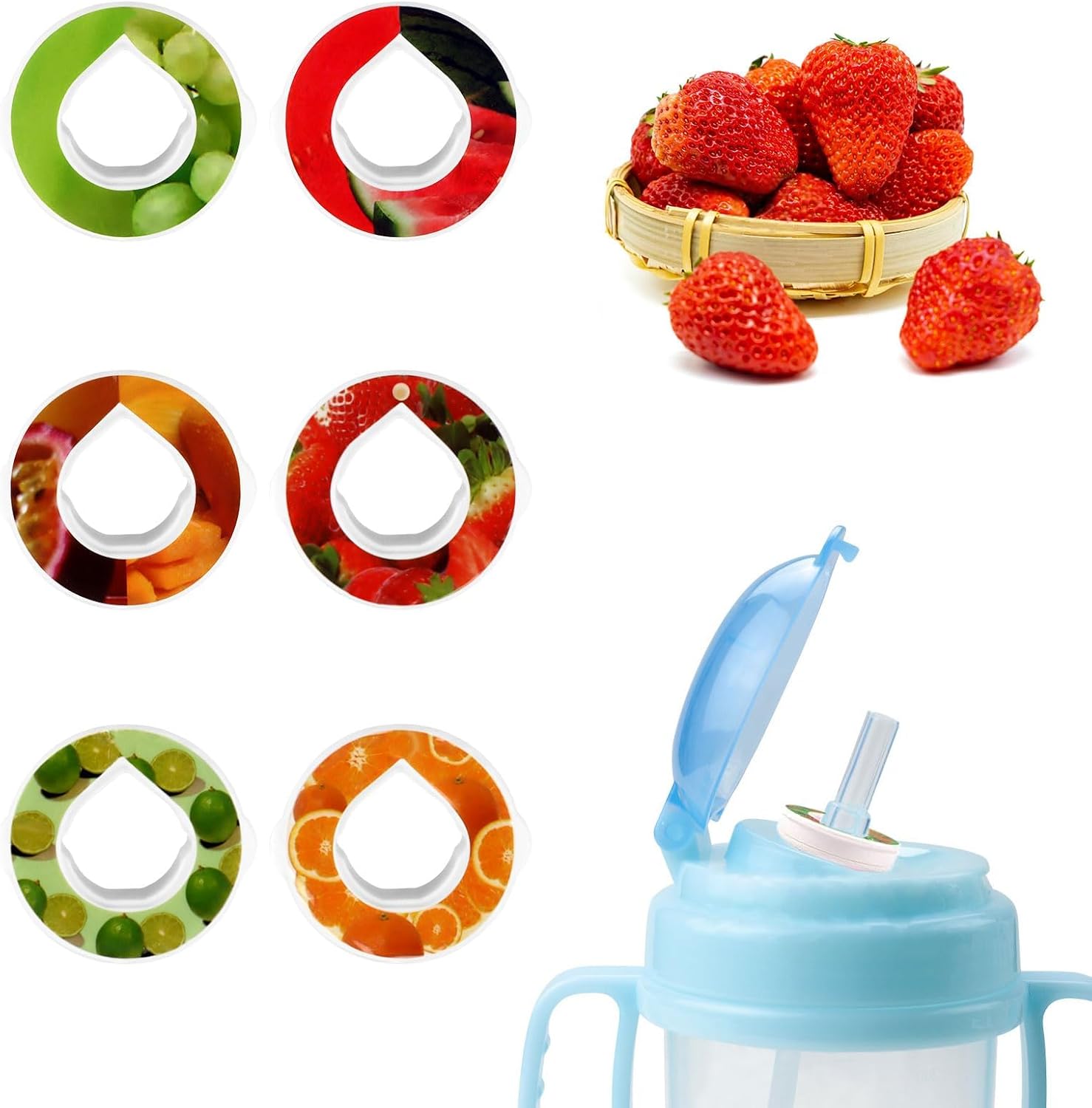 SUPRROW Geschmack Pods für 650ml Trinkflasche Mit Geschmack, 7 Air