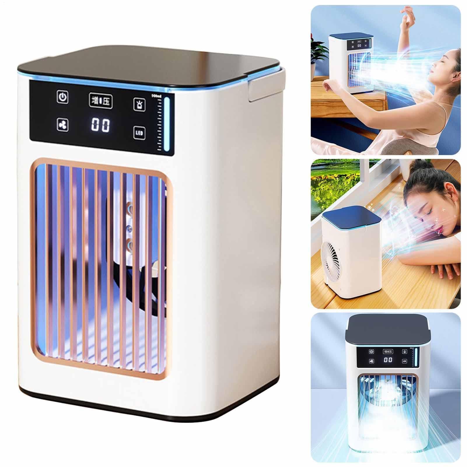Ventilador Personal Portátil 3-Velocidades | Ventiladores Enfriadores Que Soplan Aire Frío Para Verano Interior Hogar Oficina Dormitorio Escritorio Residencia Viaje