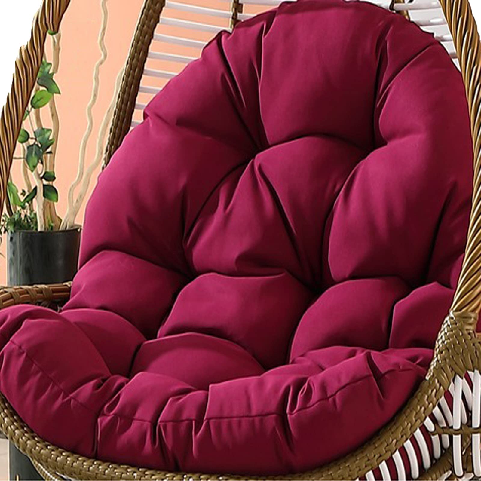Coussins épais pour panier suspendu de jardin et fauteuil œuf grand confort