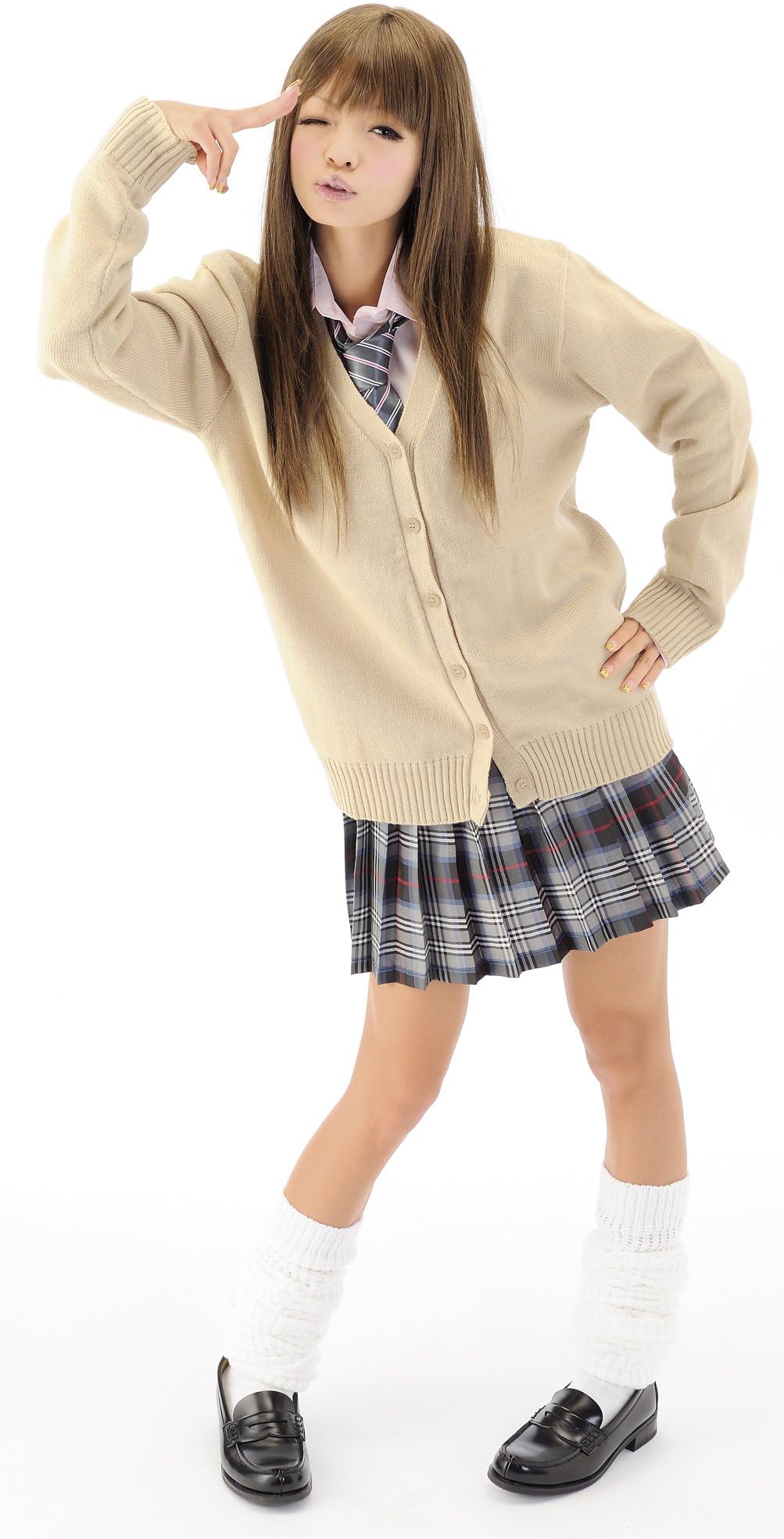 Jig Paradise Women's Cutie Cosplay Japanese School Girl One Size Multicolour