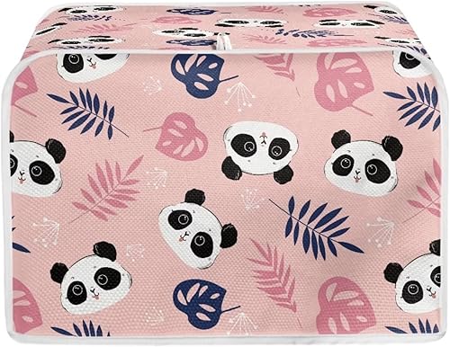 Vista 15 de JEOCODY Cubiertas para horno tostador, funda extragrande para hacer pan de flores azules, se adapta a la mayoría de tostadoras estándar de 2 Colibrí