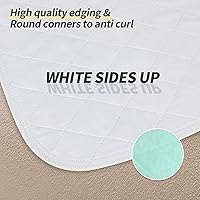 Vista 6 de CoolShields Waterproof Bed Pads Incontinence Washable Reusable Bedwetting Mattress Protector Pad for Kids, Adults, Elderly, and Pets 34'' x 52