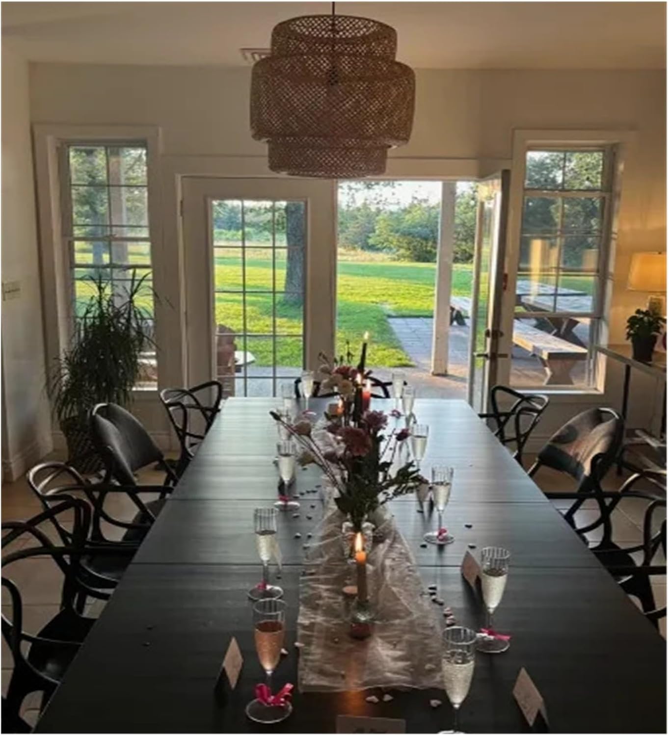 White Pearl Tulle Table Runner Wedding Decoration, Long Table Runner Suitable for Wedding Arch Reception Area Bridal(75cmX300cm)