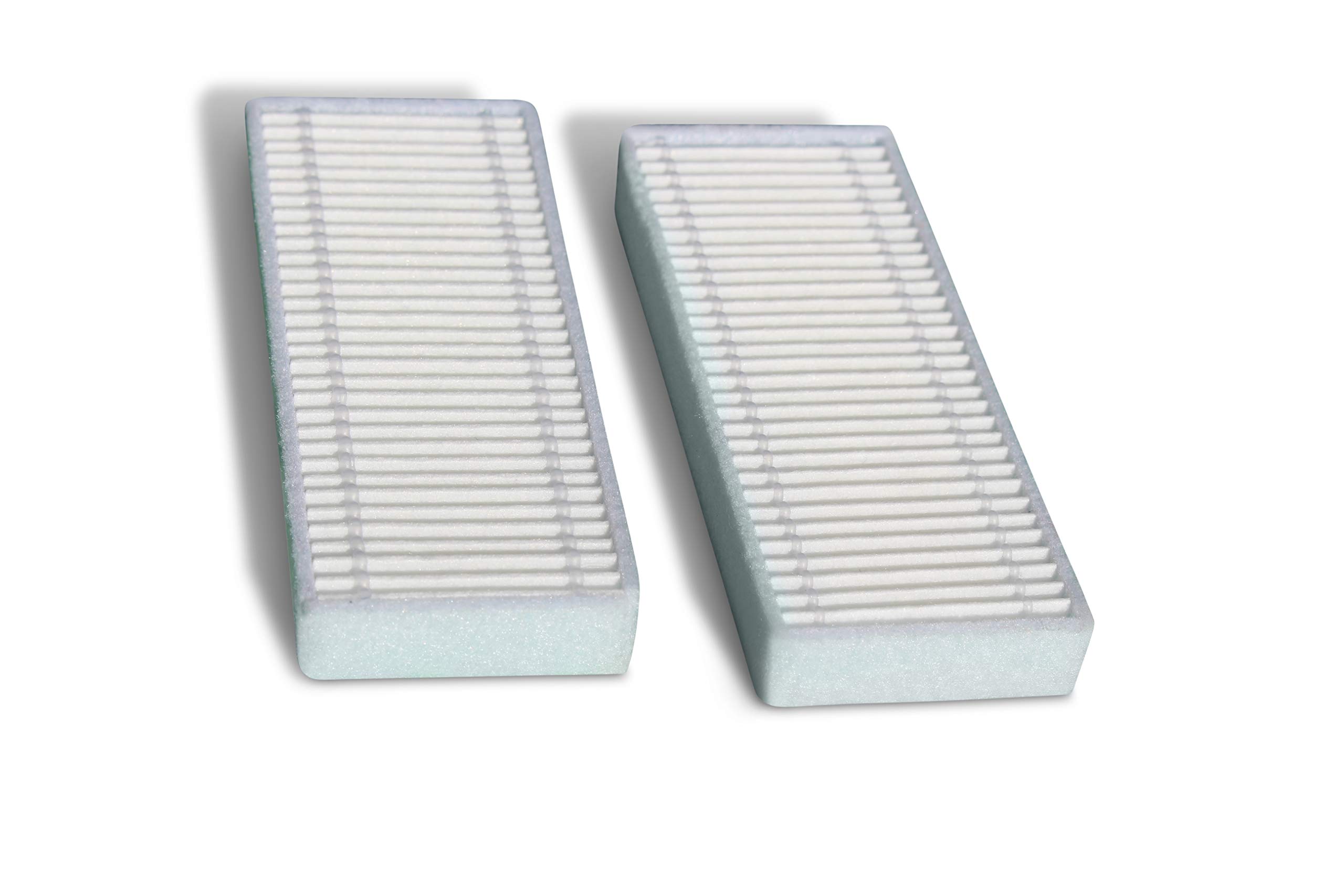 Compatible Replacement HEPA Filters for Coredy R300 Robot Vacuum Cleaner (White, 2-Pack) by DAK