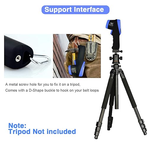 Miniatura 10 de BTMETER Pirómetro BT-1800C - 58F 3272F -501800F pistola de temperatura infrarroja de alta temperatura DS 501 para fundición de metal industrial de