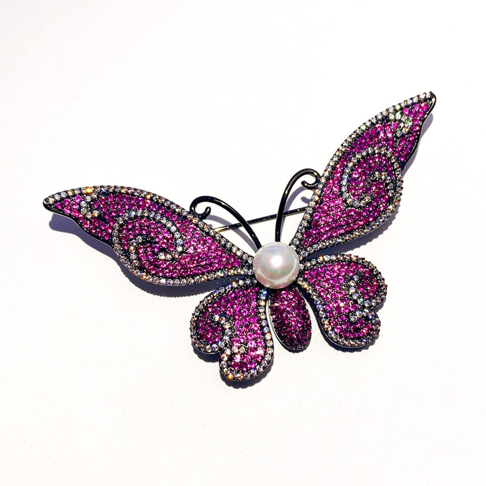 WLLLTYBroochLadies Fashion New Purple Cubic Zirconia Broche Accesorios de Ropa Regalo