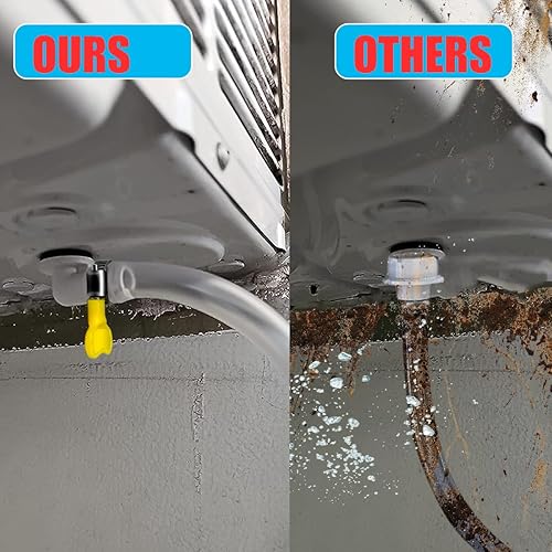 Miniatura 4 de Kit de manguera de drenaje de aire acondicionado, reemplazo de manguera de drenaje de CA de 10 pies a prueba de fugas