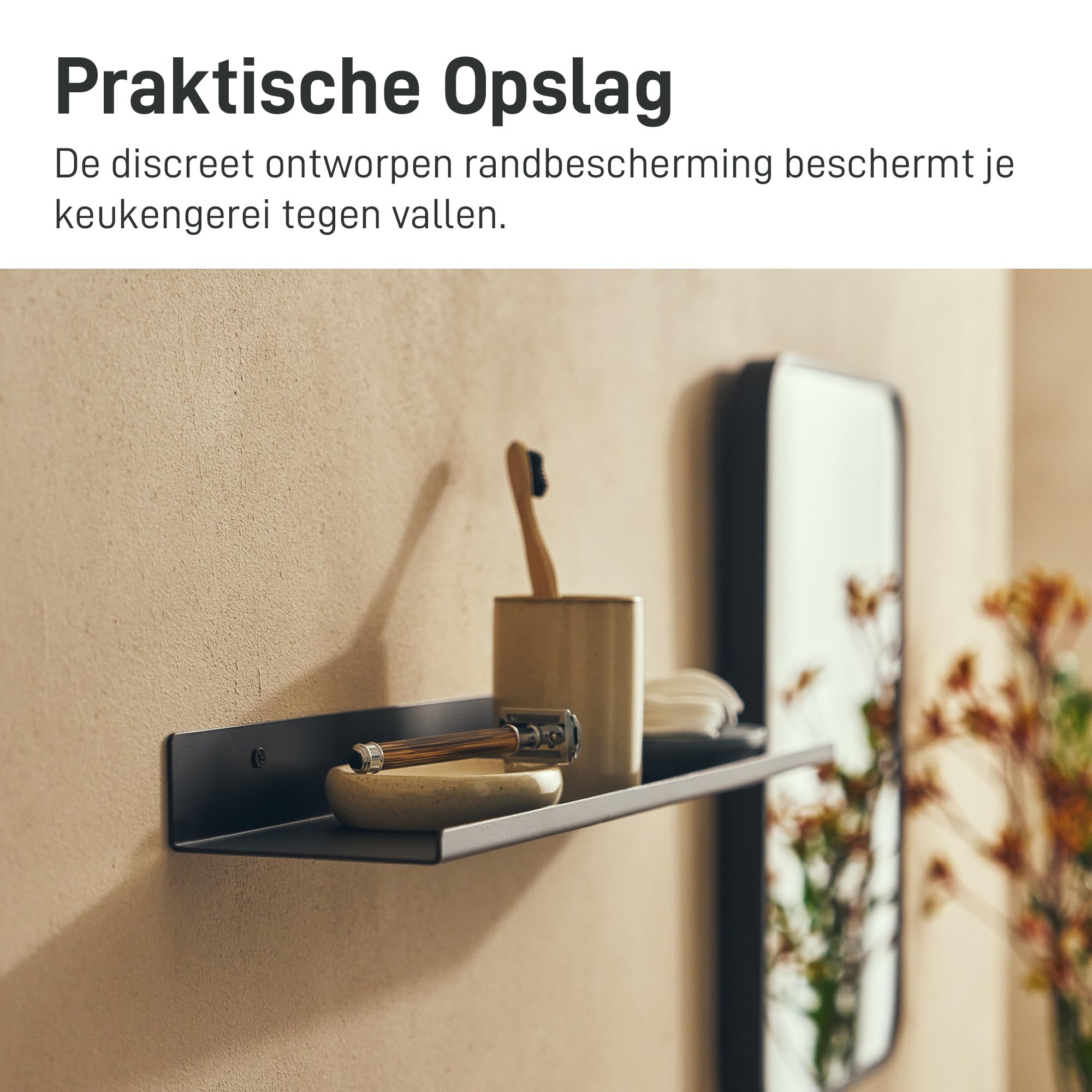 Natural Goods Berlin zwevend rek, wandplank, houten wandrek, met Natural Goods Berlin zwevend rek, wandplank, houten wandrek, met