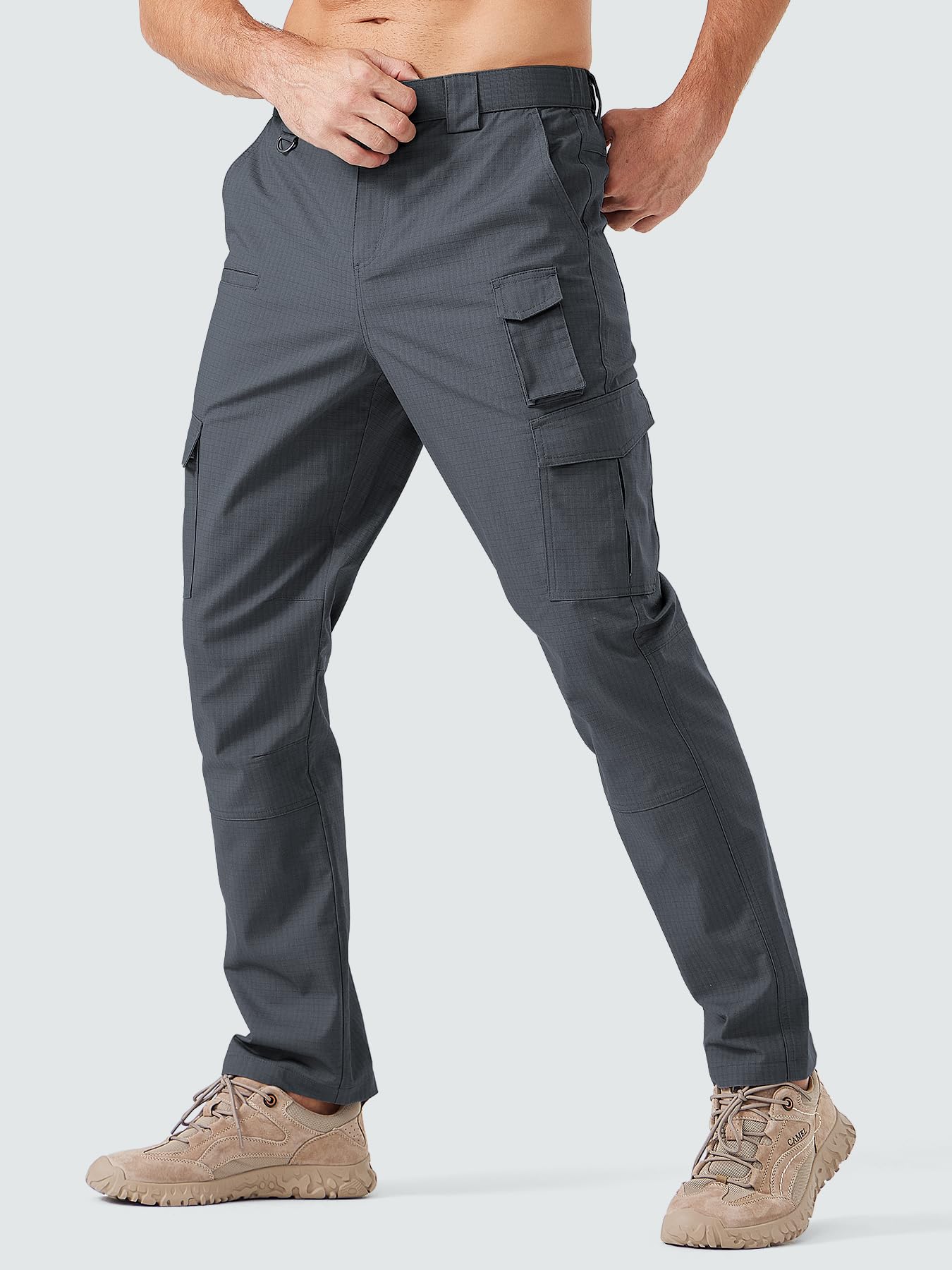 Winvote Men's Cargo Work Pants Water Resistant Tactical Pants 31.1