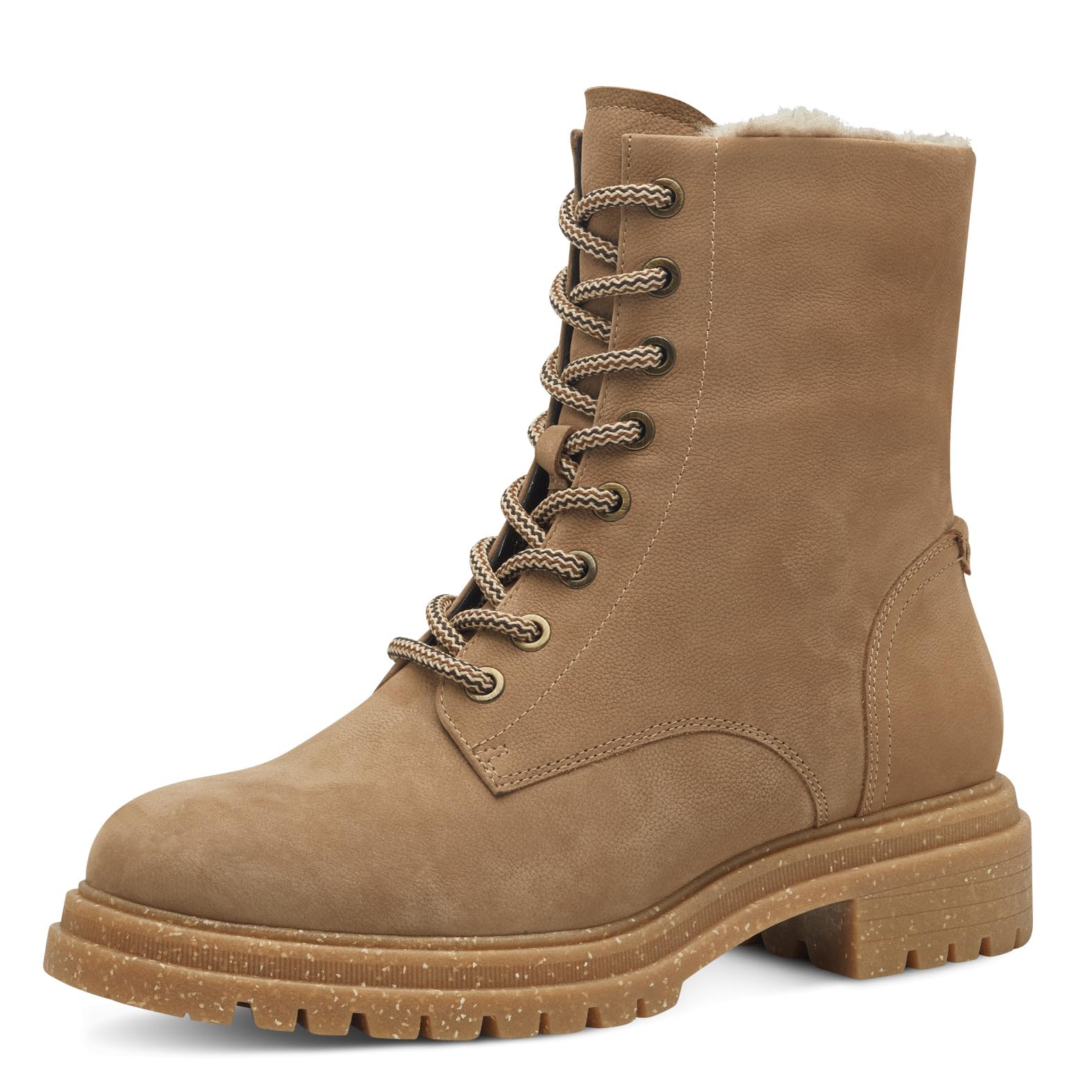 Tamaris Women's Warm Lining Leather Boots, camel, 37 EU
