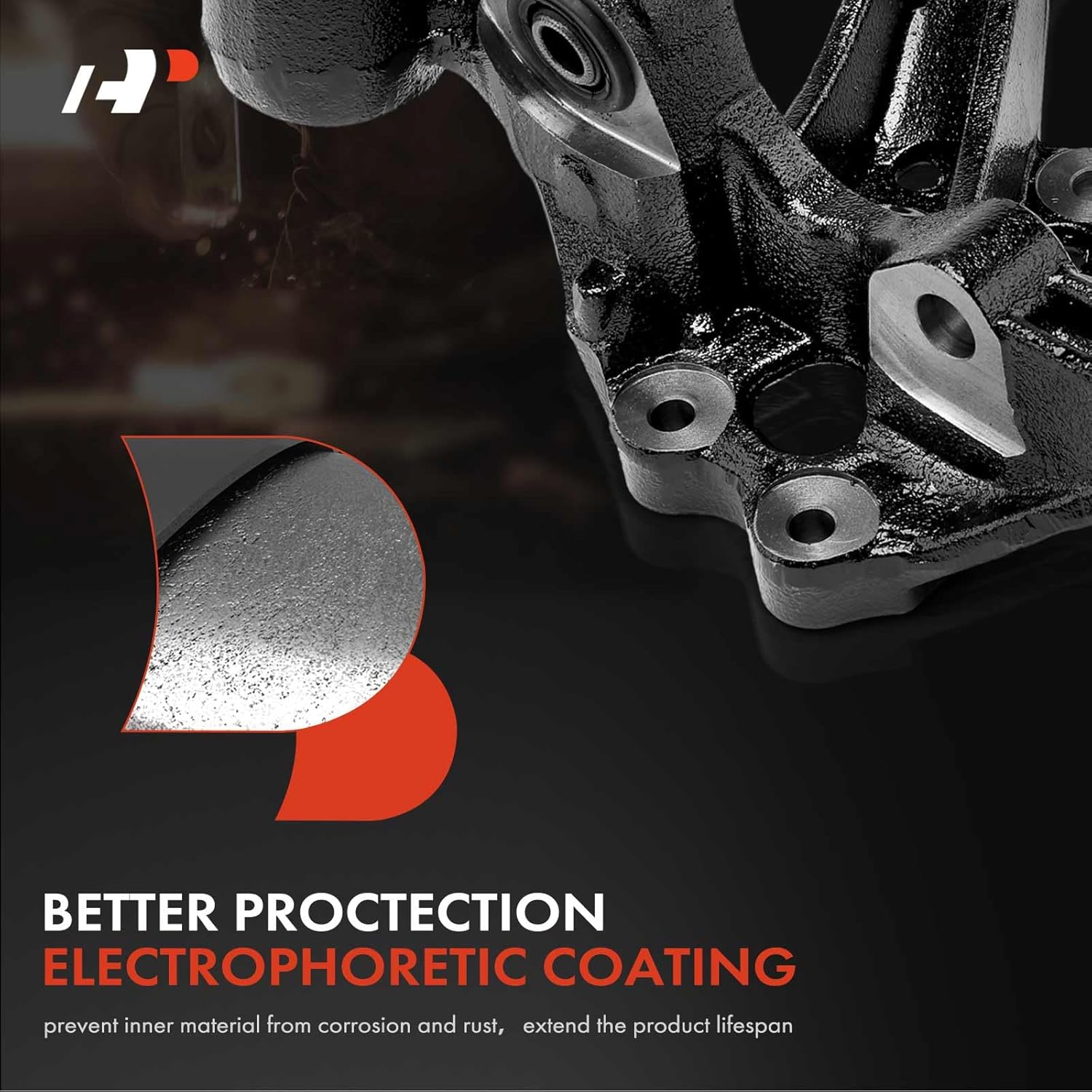A-Premium Rear Left Suspension Steering Knuckle Compatible with Toyota Camry 2012-2018, Avalon 2013-2019, Driver Side