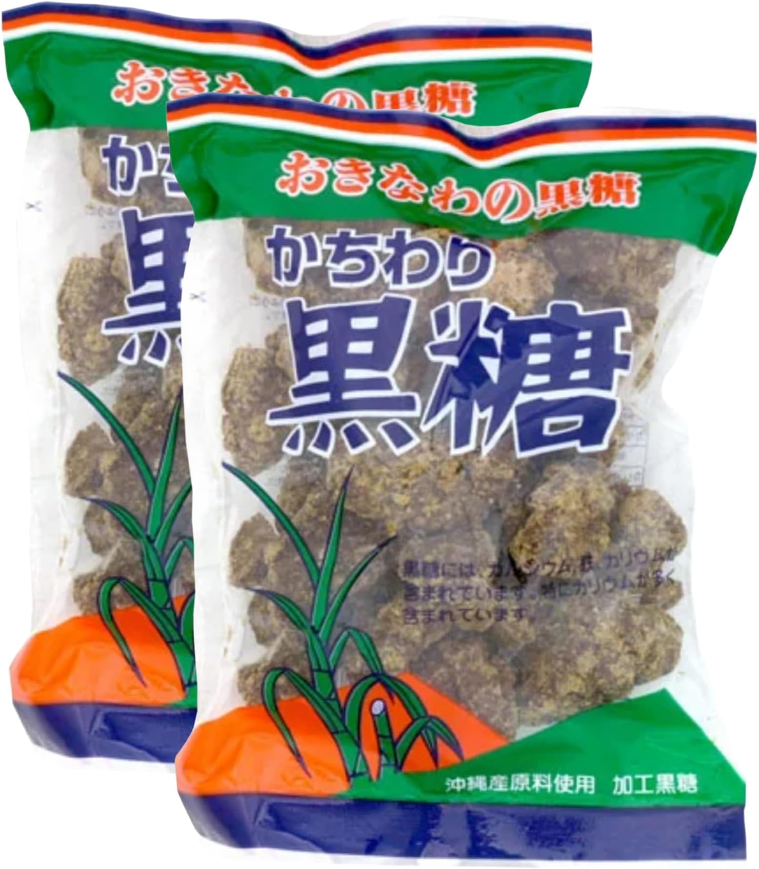 Japanese Okinawa Brown Sugar Cubes - Pack of 2 (10.5 oz x 2) - Product of Japan