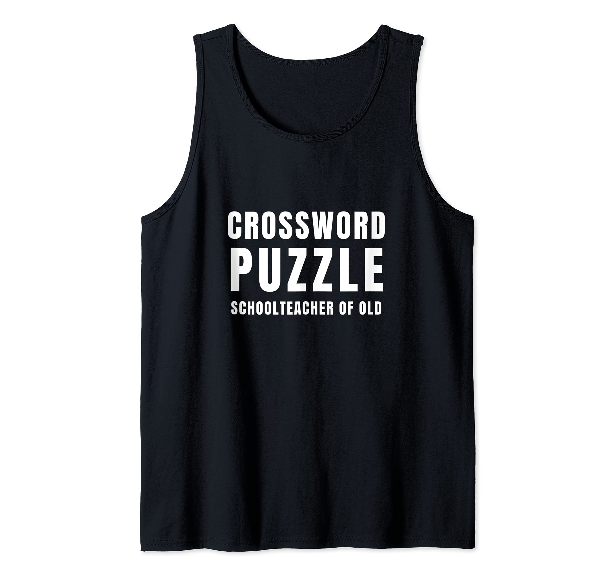 Crossword Puzzle Master Funny Clue Tank Top