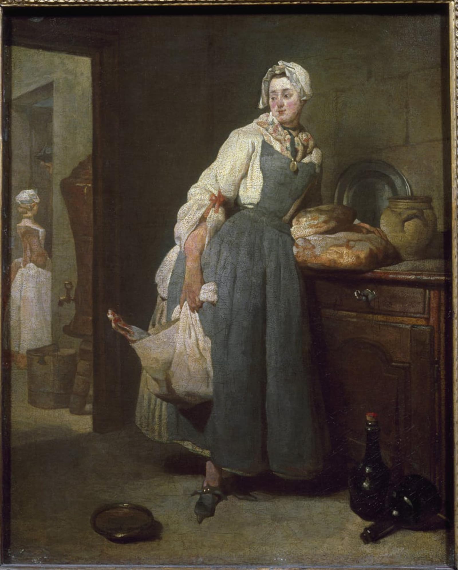 POSTERIIk Vintage Art Print Images Pictures Print the Outfitter Oil on Canvas by Jean Baptiste Simeon Chardin Modern Colour Posters for Office Home Decor 60x90cm