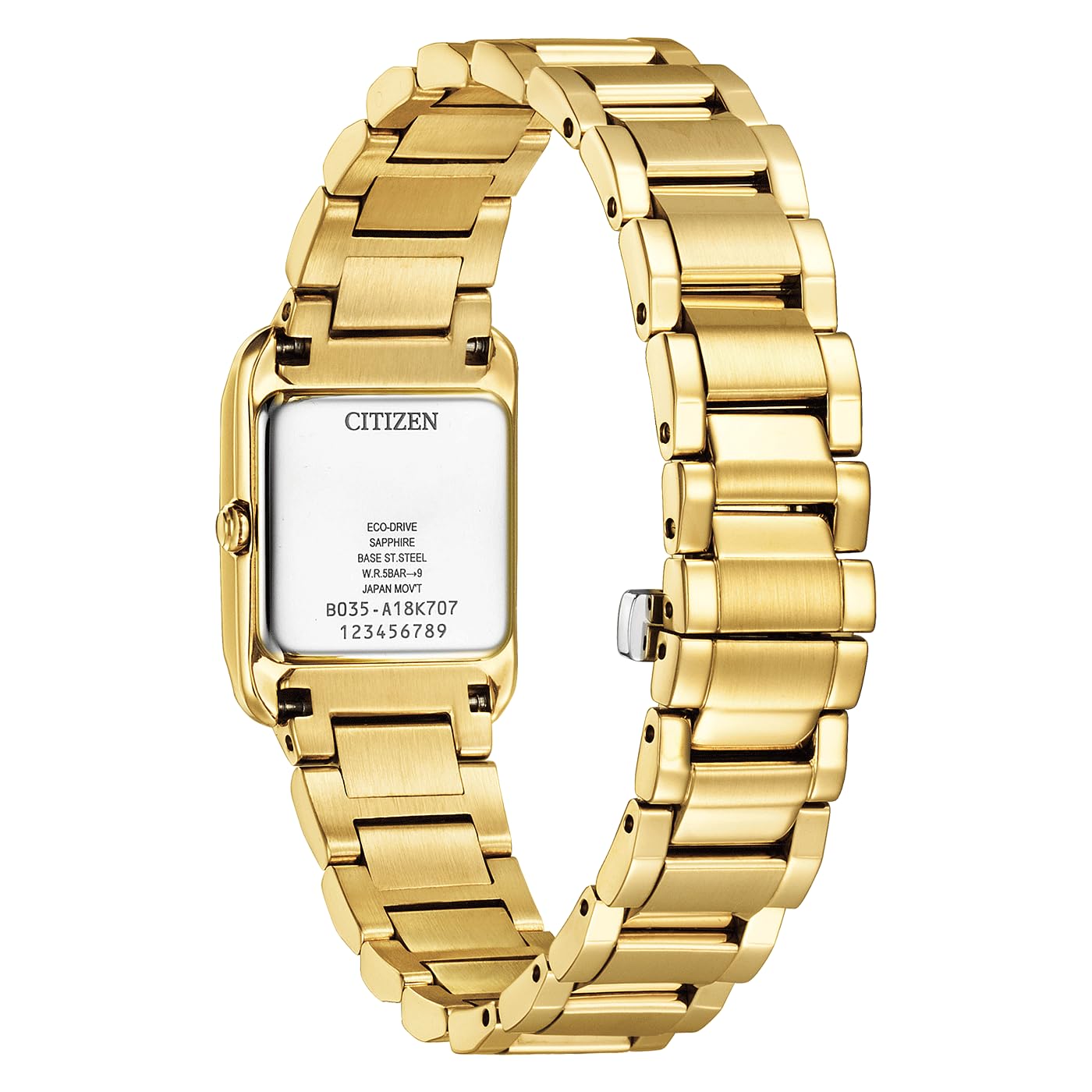 Citizen Eco-Drive Damenuhr Edelstahl, Perlmutt Weiß, EW5602-81D