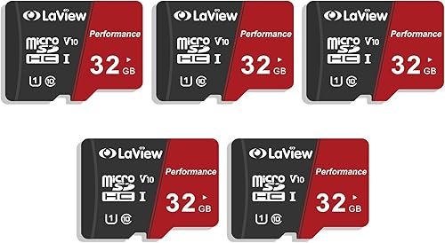 Vista 21 de LaView Tarjeta Micro SD de 32 GB, paquete de 2 tarjetas de memoria Micro SDXC UHS-I – 100 MB/s, 633X, U1, C10, video Full HD V10, A1, FAT32, tarjeta