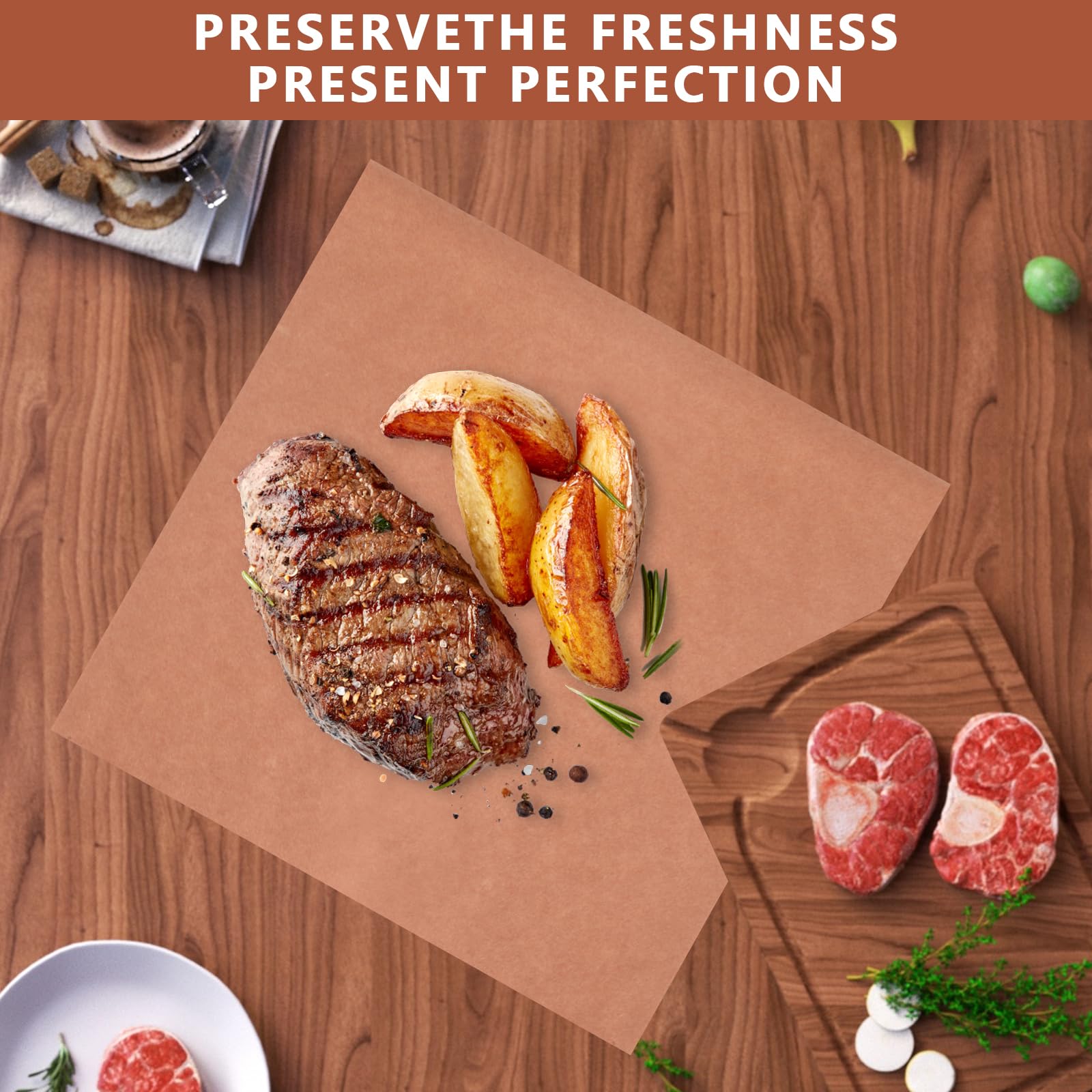 Carta Da Macellaio Rosa Deluxe, 30 Cm X 10 M, Non Cerata, Resistente A Olio E Acqua, Per Barbecue E Affumicatura, Con Taglierino Incluso, Pasta Di Legno Vergine