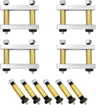 Heavy Duty Shackle Upgrade Kit Trailer Shackle Kit 3.125" Shackles Tandem Axle Replaces UO12-021