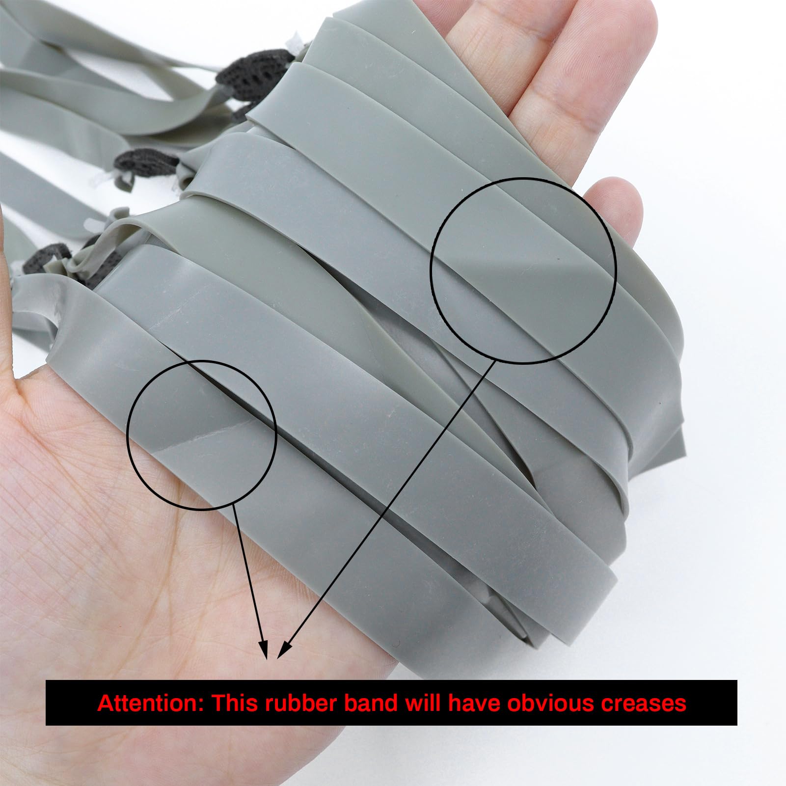 10/20 Pcs Slingshot Flat Bands 1mm Slingshot Replacement Bands Powerful Catapult Rubber Bands for Slingshot Outdoor Hunting Shooting (10PCS)