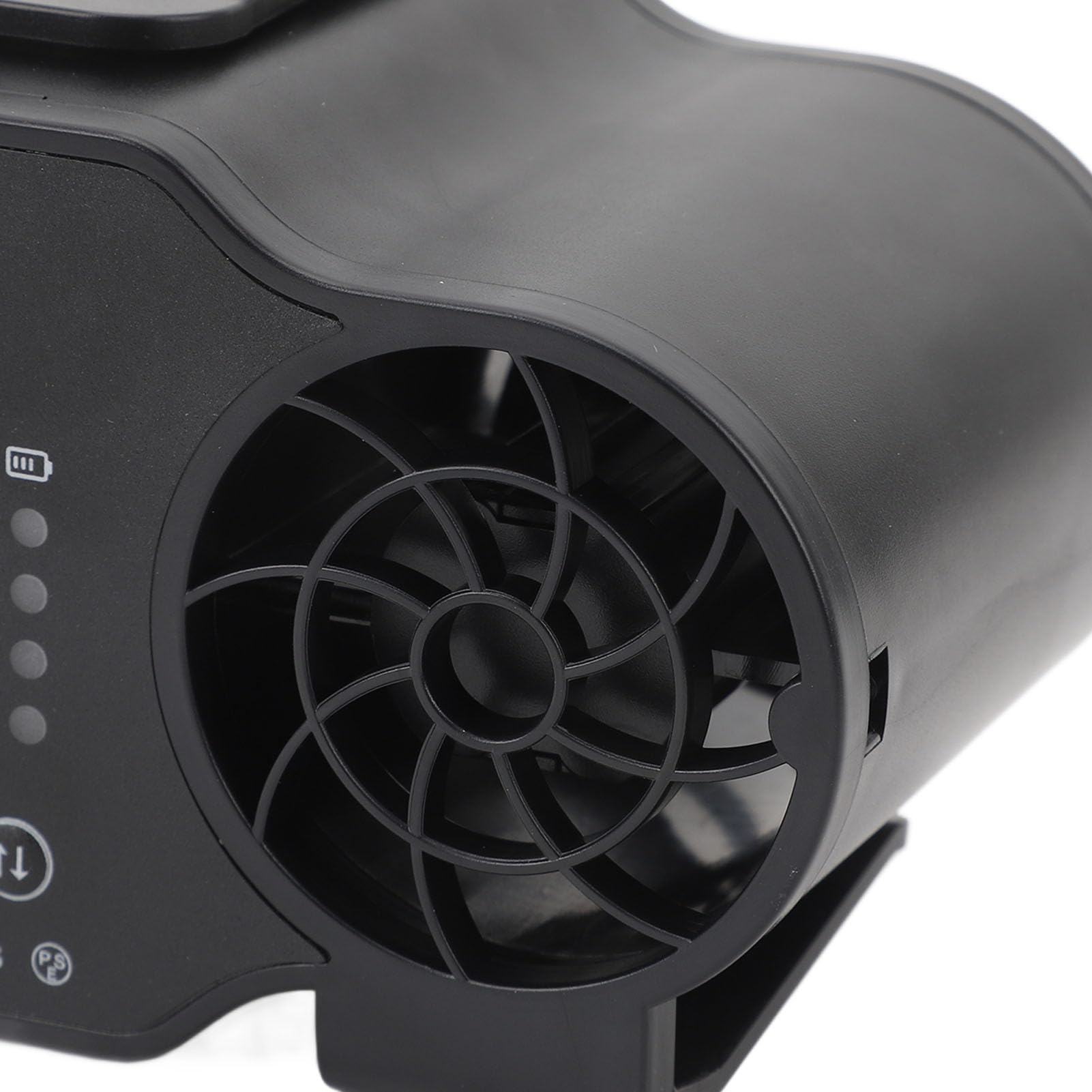 Pilipane Ventilatore portatile a clip di dimensioni, flusso d'aria super potente, 4 velocità regolabili, ventilatore personale portatile, ricaricabile tramite USB, ventilatore da collo sospeso