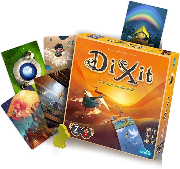 Asmodee - Dixit - Gioco da Tavolo di Immaginazione e Fantasia, 3-8 Giocatori, 8+ Anni, Edizione in Italiano - 2