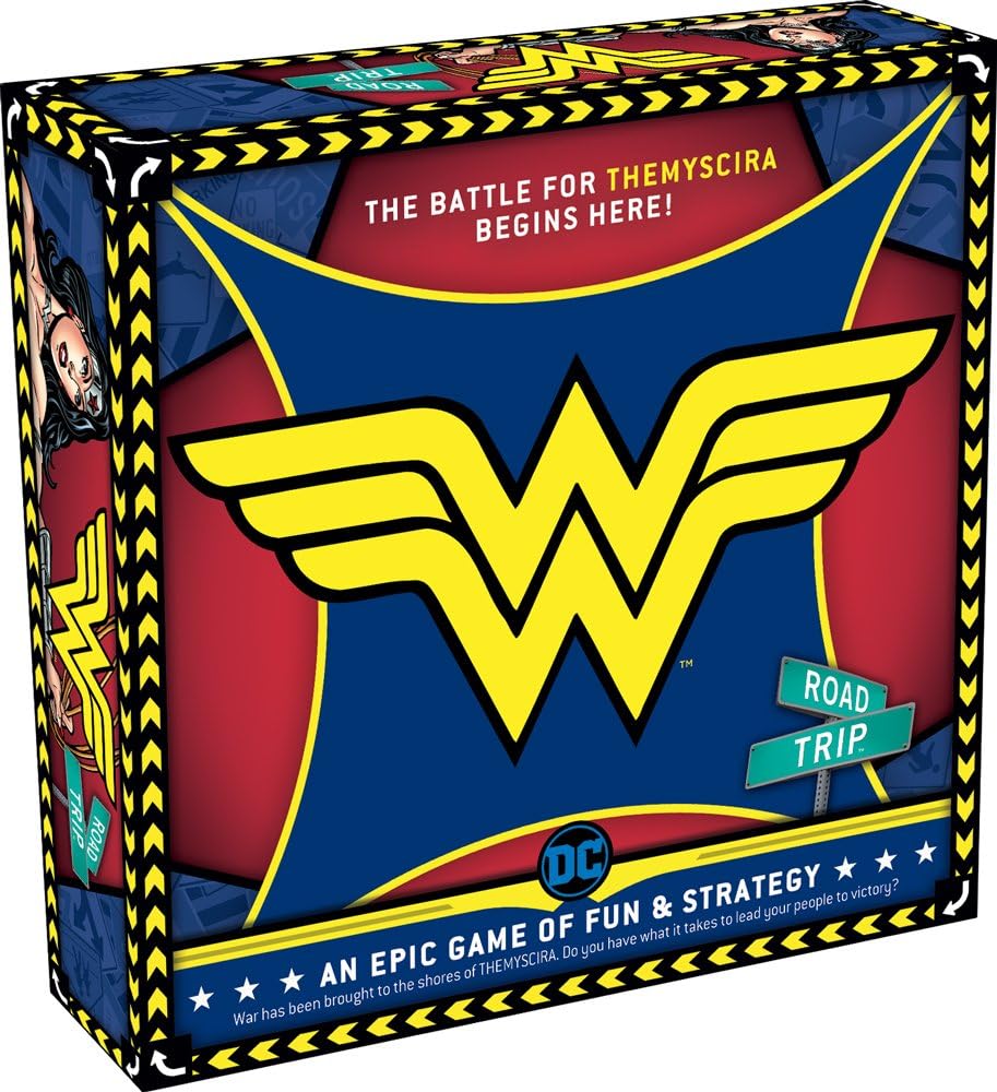 AQUARIUS 98010 wonder_woman Licensed Board Game, Yellow