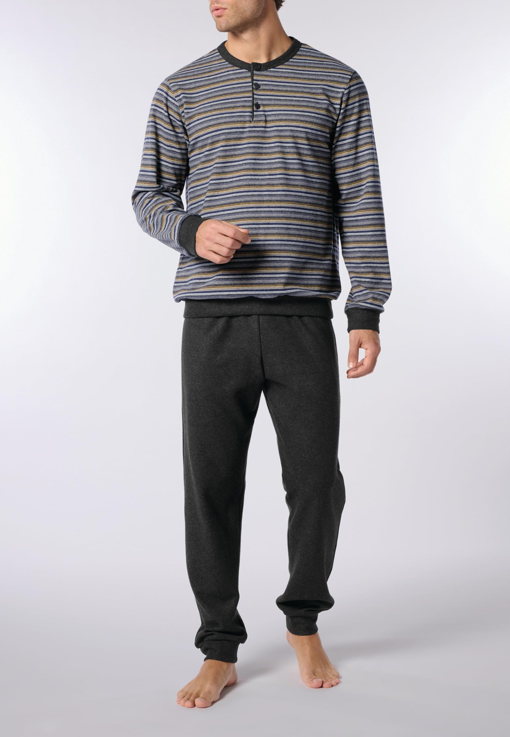 PEROFIL Pigiama Lungo Uomo Cotone Invernale Art. VPRT93226