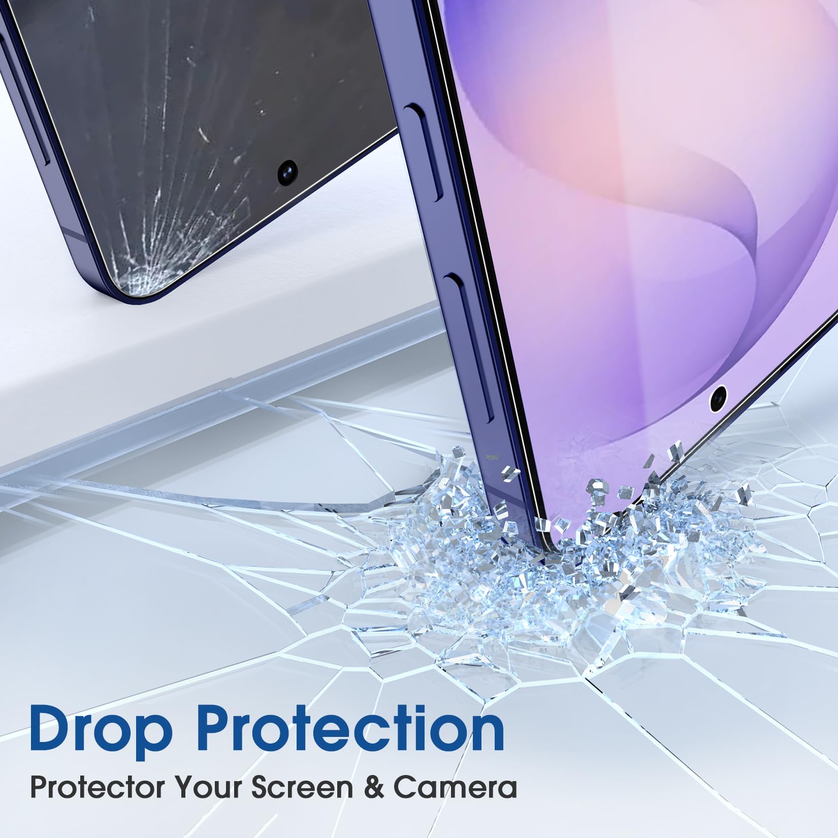 amFilm Auto-Alignment OneTouch for Samsung Galaxy S26 Ultra 6.9" Screen Protector + Camera Lens Protector, Tempered Glass, 30 seconds Installation, Bubble Free, Case Friendly, Anti-Scratch [2+2 Pack]