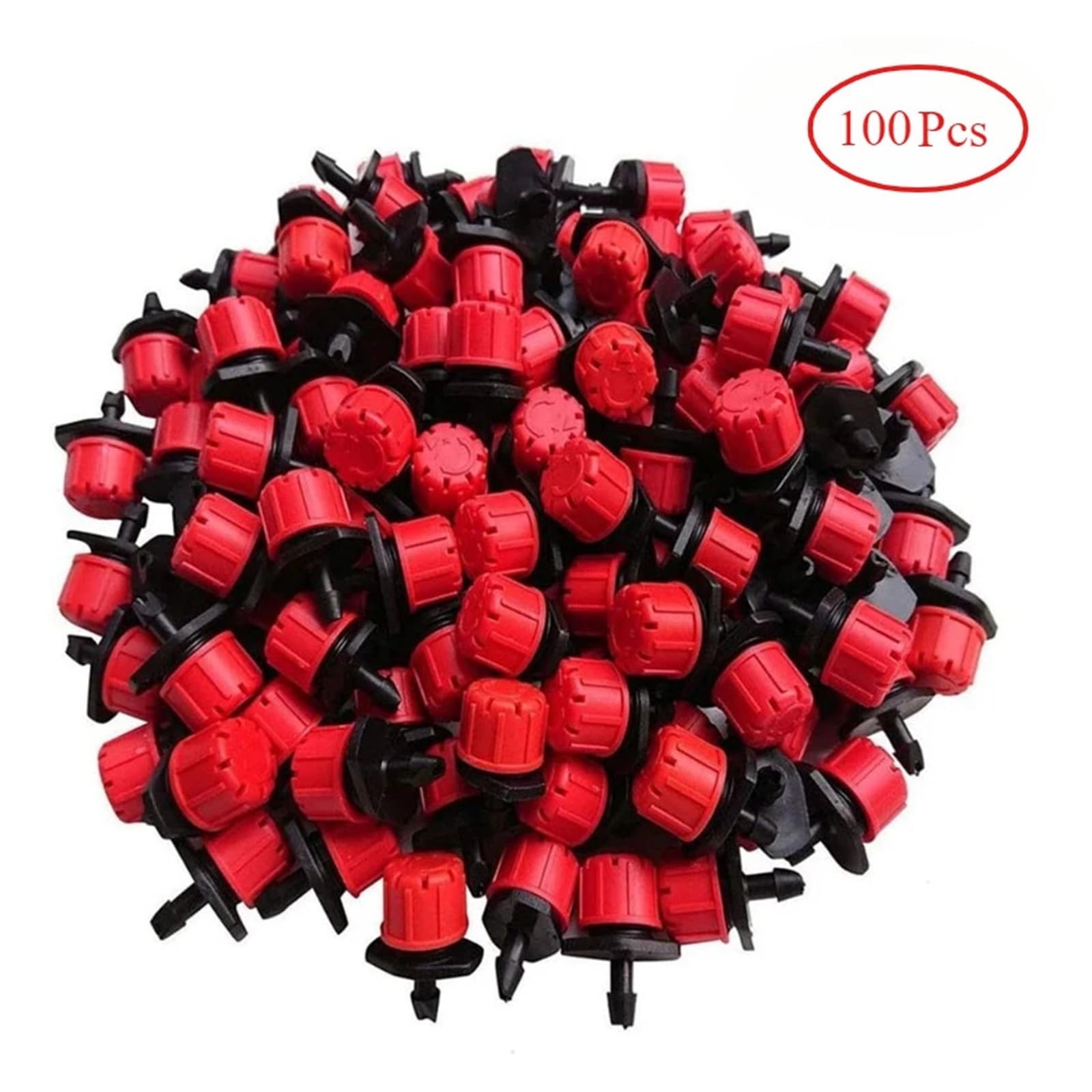 Accessori per Navi 50-800 Pezzi gocciolatori Regolabili for irrigazione irrigatori 1/4'' gocciolatore Micro irrigatori for irrigazione a Goccia Accessori per l'irrigazione(100 PCS)