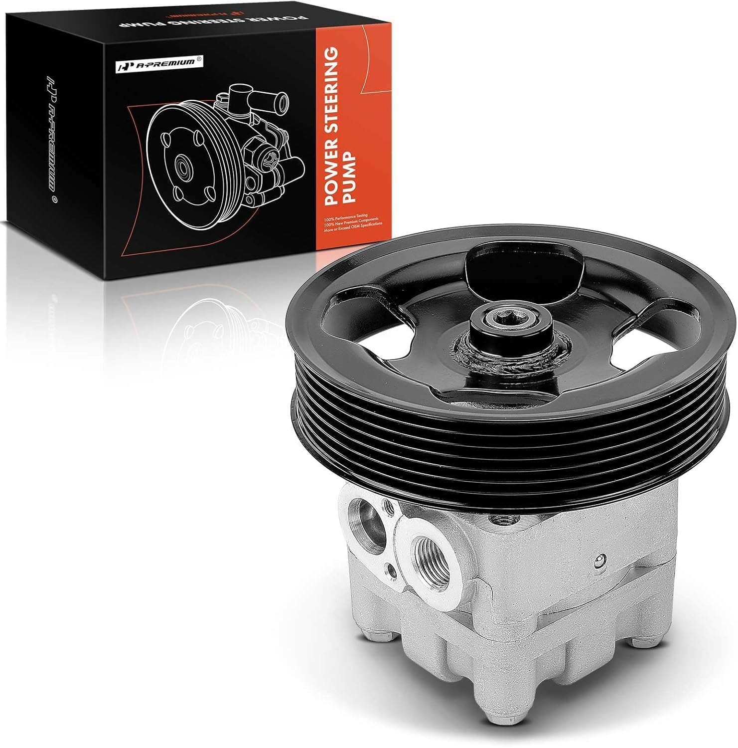 A-Premium Power Steering Pump, with Pulley, Compatible with Nissan & Infiniti Models - 2007-2020 - 370Z, EX35, EX37, FX35, FX37, G35, G37, M35, M37, Q40, Q50, Q60, Q70(L), QX50, QX70