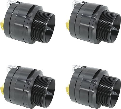 Audiopipe ATQ-1550 - Tweeter de audio de aluminio de titanio para coche, 1 pulgada, 250 vatios, 4 ohmios, con bobina de voz Kapton para sistema de