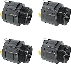 Audiopipe ATQ-1550 1 Inch 250 Watt 4 Ohm Aluminum Titanium Car Audio Bullet Tweeter with Kapton Voice Coil for Vehicle Sound System (4 Pack)