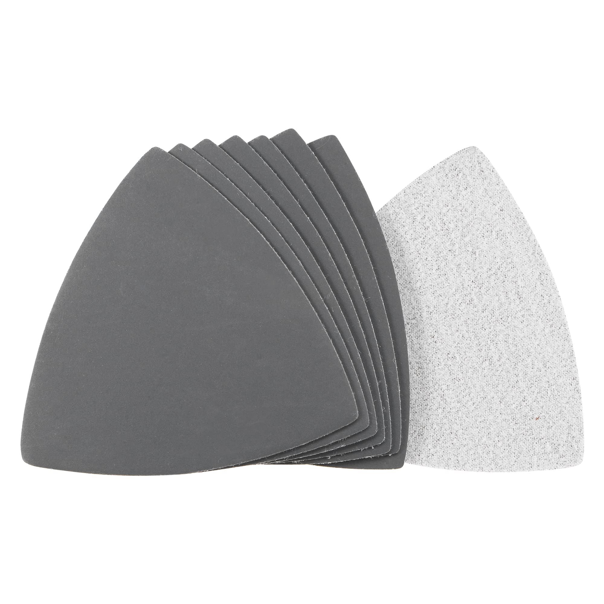 uxcell Triangular Sandpaper Hook and Loop Triangle Sanding Pad Fit 3-1/2" Oscillating Multi-Tool Silicon Carbide for Wet/Dry Use 1200 Grit 8pcs