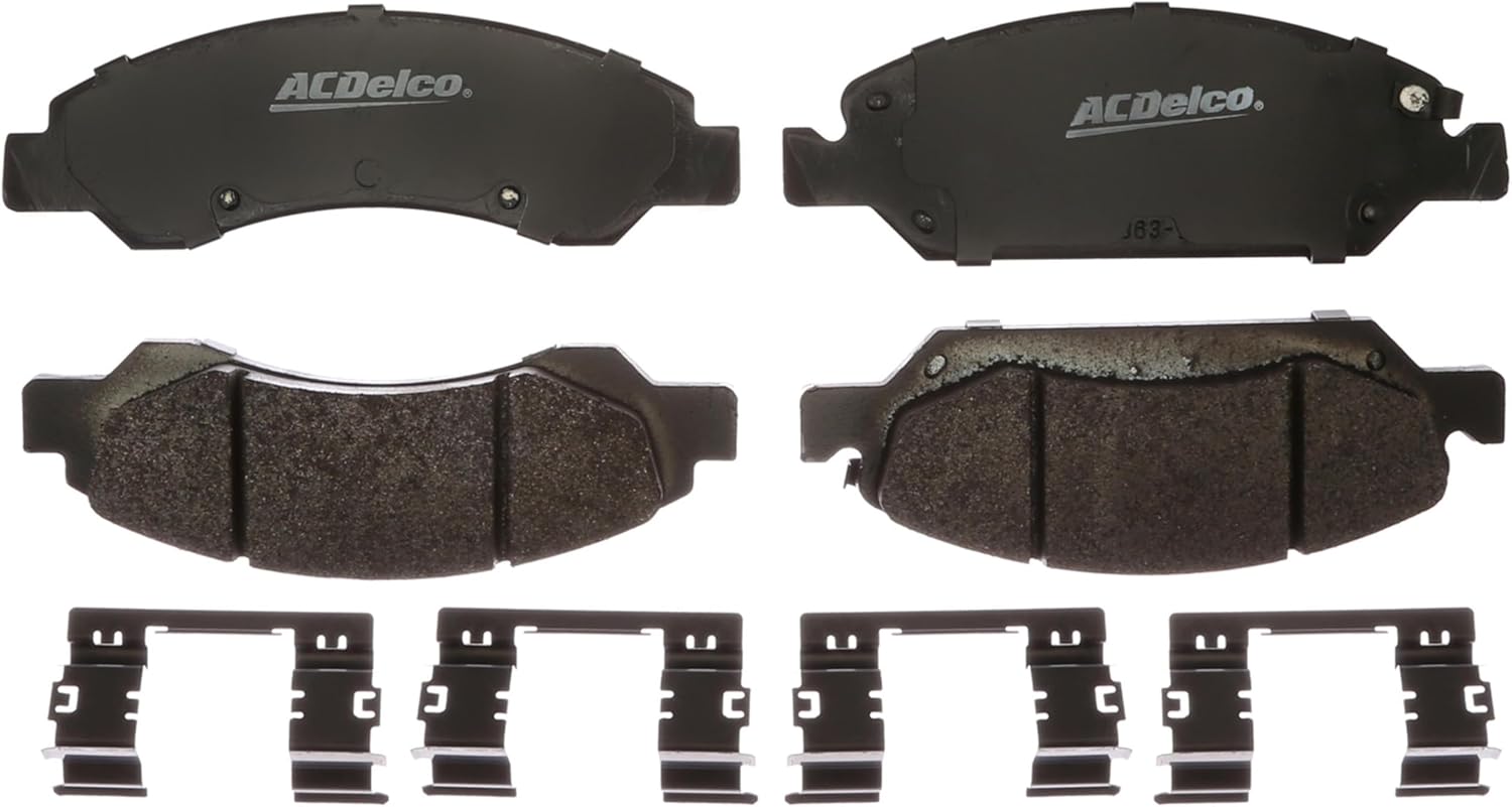 ACDelco Gold 17D1367AMHPV (19365993) Enhanced Performance Semi-Metallic Front Disc Brake Pad Set (Police)