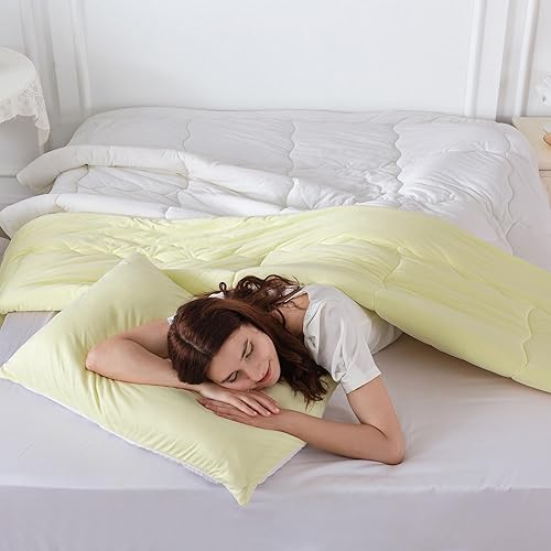 Miniatura 7 de COTTEBED Juego de edredón reversible de tamaño Queen  Linda camiseta de punto de jersey de doble cara  Edredón ligero ultrasuave y 2 fundas de