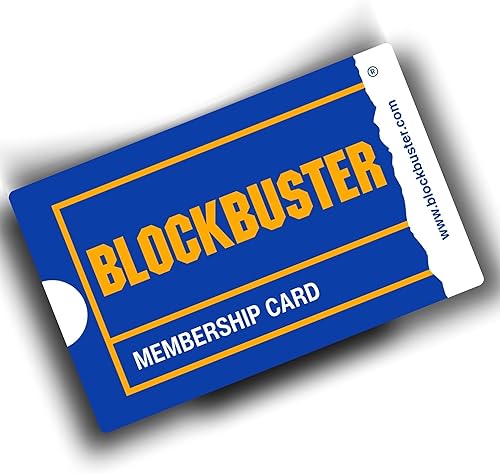 Blockbuster - Tarjeta de membresía de PVC, regalo de los años 90, regalo de los años 90, coleccionable, vintage